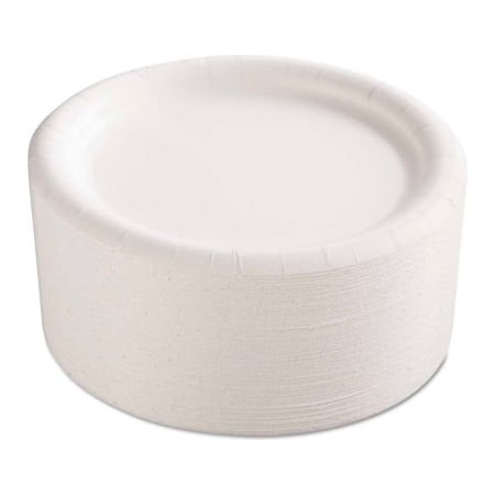 Ajm Packaging AJM Packaging Corp. AJMCP9AJCWWH14 Premium Coated Paper Plates, 9" Dia., White, 500/Carton AJM CP9AJCWWH14